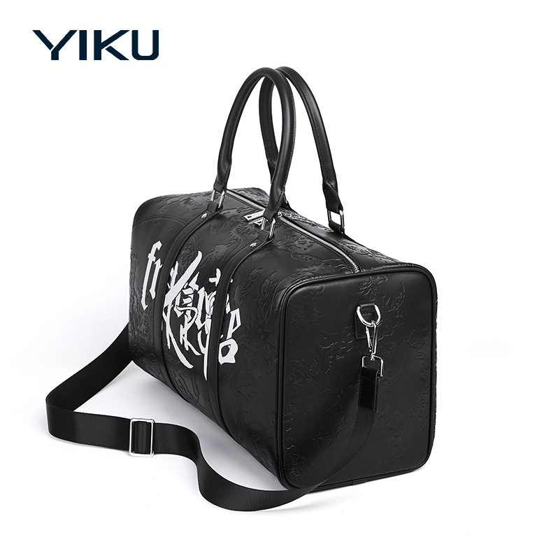 PU Leather Carry-On Tote Bag - Water-Resistant Lightweight Travel Hand Luggage for Business Trips