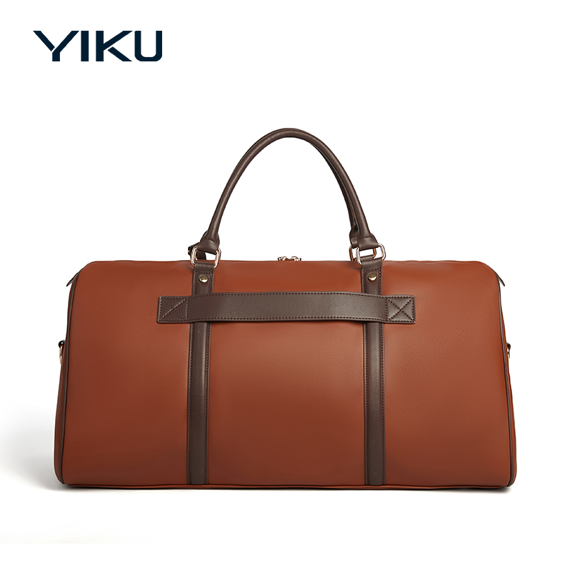 Waterproof leather large travel tote bag