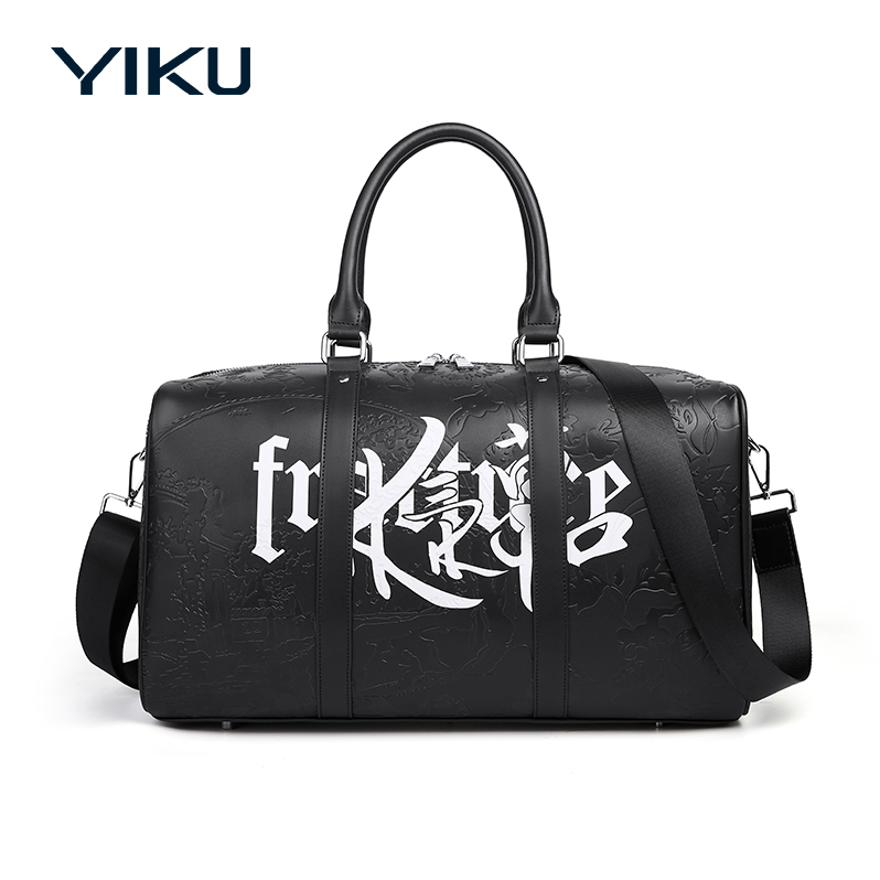 PU Leather Carry-On Tote Bag - Water-Resistant Lightweight Travel Hand Luggage for Business Trips