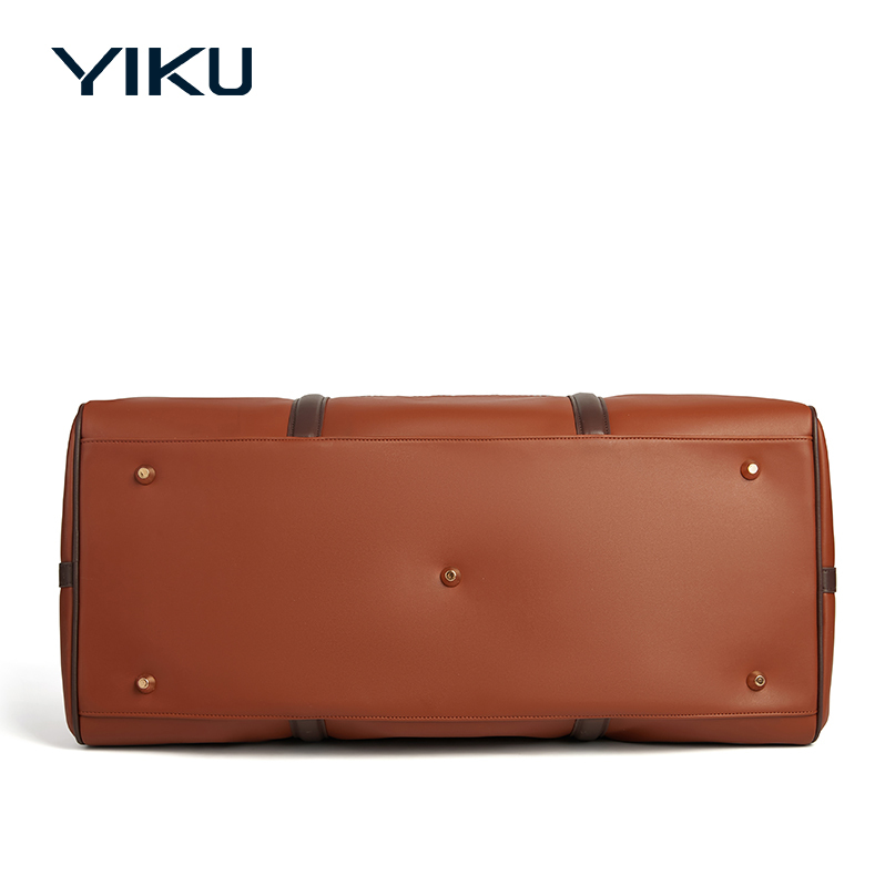 Waterproof leather large travel tote bag