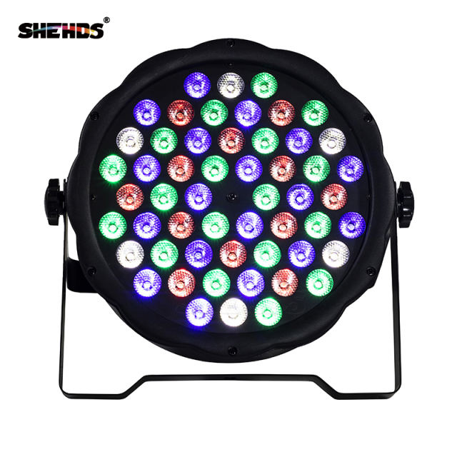 Fast Shipping LED 54x3W RGBW /54x3 Only Violet LED Flat Par RGBW Color Mixing DJ Wash Light Stage Uplighting KTV Disco DJ DMX512