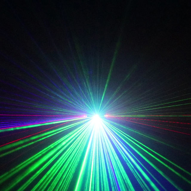 Six Eyes Red Green Blue Scan Full Color Laser Stage Effect DMX512 Lighting For DJ Disco KTV Party Nightclub And Dance Floor