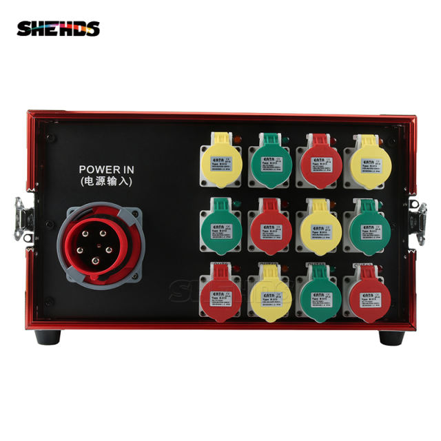 Power Supply Distribution Box Flight Case High Voltage Shunt Adapter Distribution Box For Mobile Cabinet