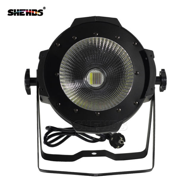 Led COB Blinder 100W Par Light RGBW 4in1 With DMX512 Professional Stage Lighting Fixer Cable