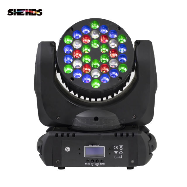 LED Beam 36x3W RGBW Moving Head  Lighting For Stage Effect