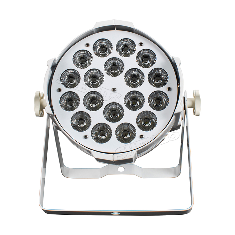 Aluminum Alloy LED Par 18x18W RGBWA+UV 6in1 Stage Lighting LED Spotlight