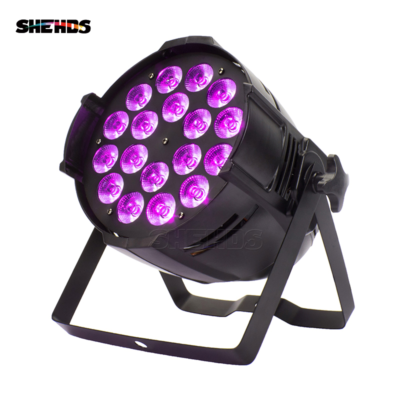 Aluminum Alloy LED Par 18x18W RGBWA+UV 6in1 Stage Lighting LED