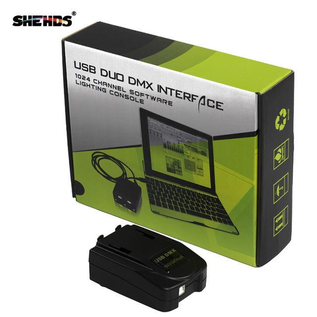 USB duo DMX Interface 1024 Channels Software Console Stage