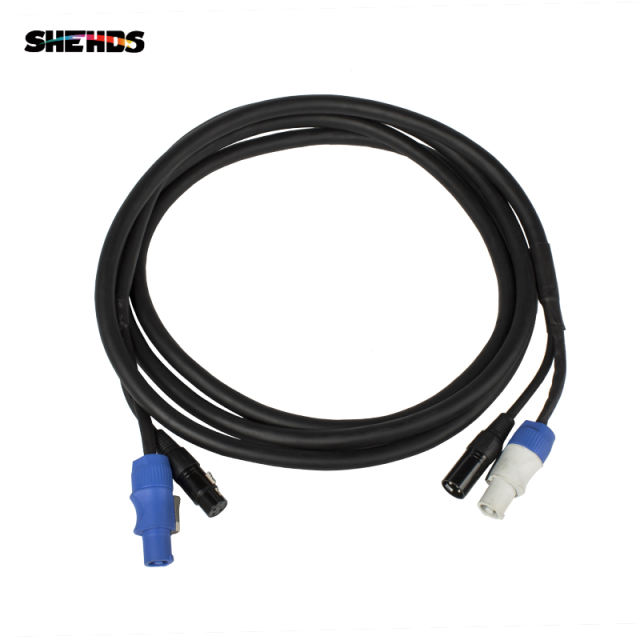 2m/3m Combination of PowerCon Plug and DMX Signal Line