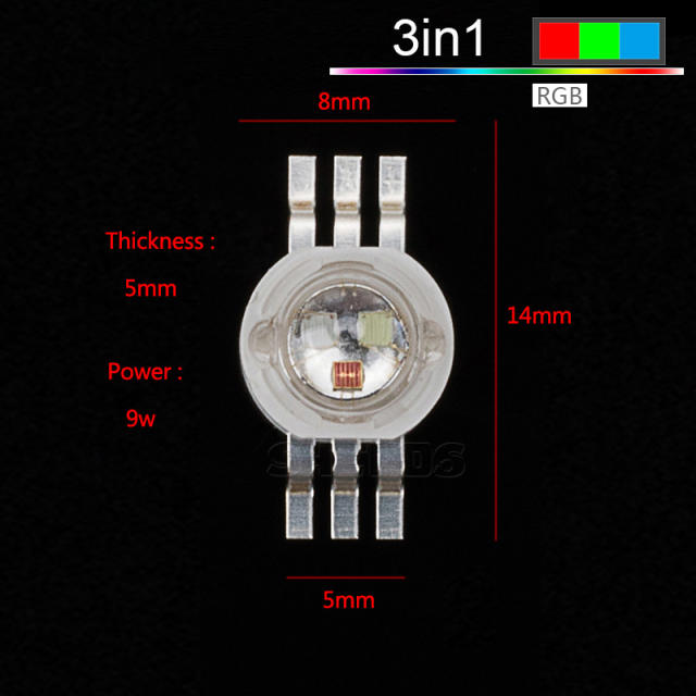 Newest Design LED 3/4/5/6 in 1Chips good fot light equipment