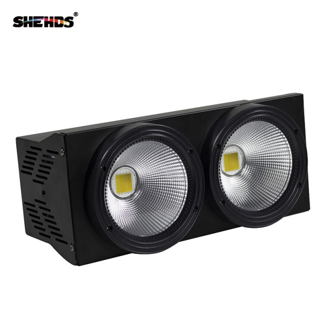 Free Shipping 2eyes 200W LED COB Blinder Violet Lighting DMX512 Stage Lighting Effect Audience Lighting DJ Equipment Disco