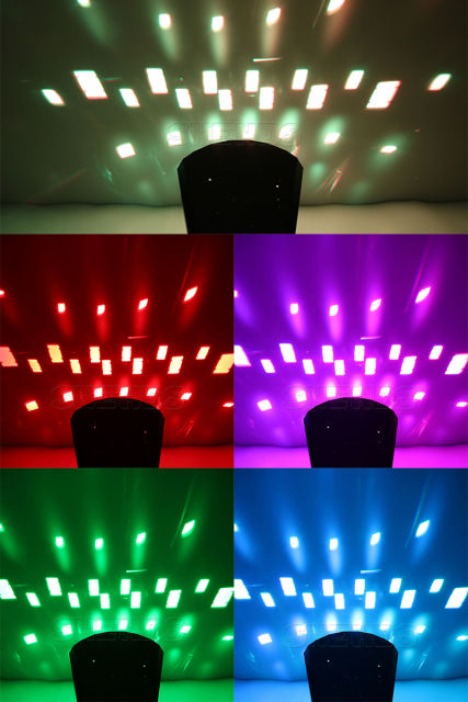 Fury LED Stage Effect Beam Lights Aluminum Alloy Double Butterfly Effect Linear Lighting Disco Clubs Professional Stage &amp; Dj
