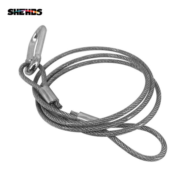 Insurance Rope Stainless Steel Rope Loading Weight 40kg ,Wire XR35 Safety Cables With Looped Ends For Securing Stage Lighting