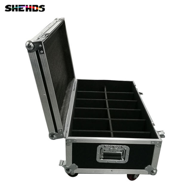 Flight Case with 6/8/10/12/16 pieces LED Flat Par 7x9W RGB Lighting Business Lights with Professional for Party Disco DJ New Stage Light