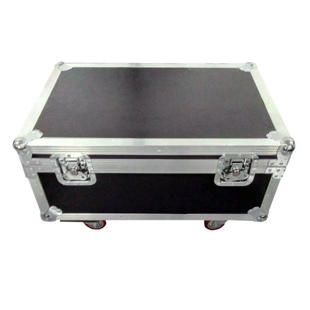 Flight Case with 6/8/10/12/16pcs/lot LED Flat Par 7x3W violet Color Stage Lighting with Professional for Party KTV Disco