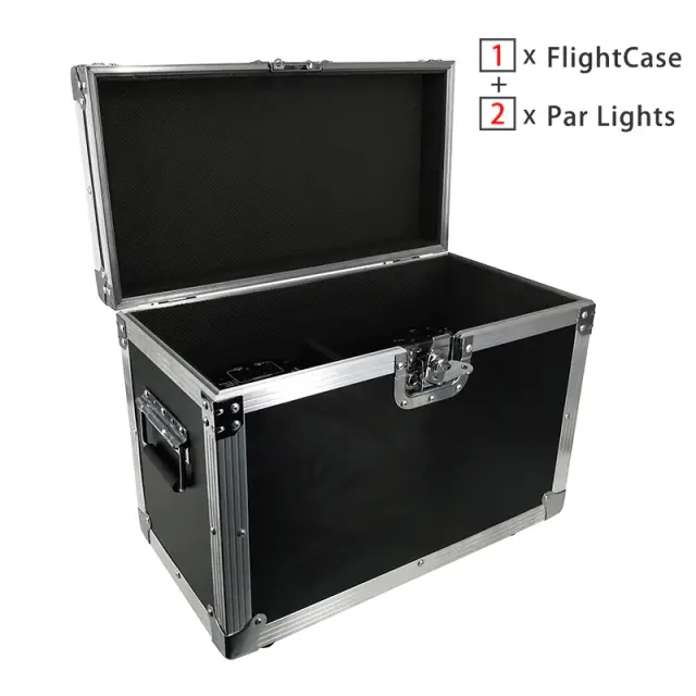 Aluminum Alloy LED Par Light With Flightcase 18x12W RGBW 4in1 LED Par Can Par 64 LED Spotlight DJ Projector Stage Lighting
