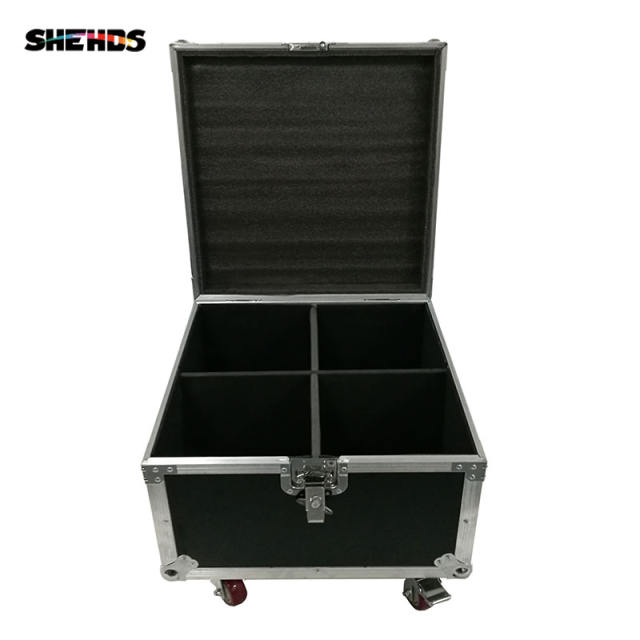 Flight Case "WITH" LED 6x15W Bee Eye Beam+ Wash Light (4 pieces) DJ Disco Stage Moving Head Lights