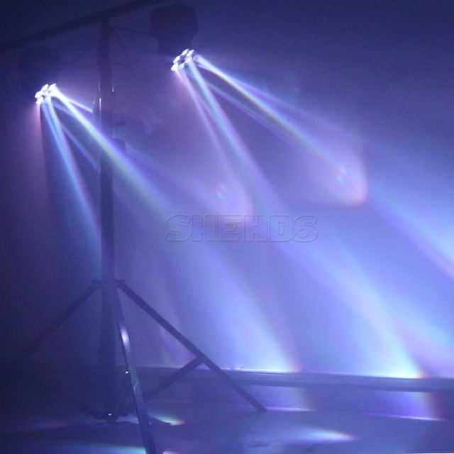 Flight Case "WITH" LED 6x15W Bee Eye Beam+ Wash Light (4 pieces) DJ Disco Stage Moving Head Lights