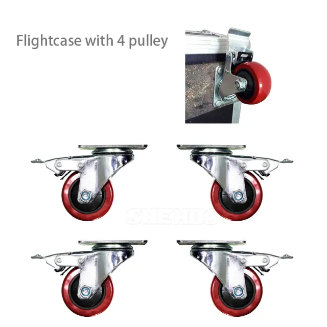 Flight case 4/piece 18x18W RGBWA+UV 6IN1 Indoor light Led Wall Wash Light DMX Led Bar Wash Stage Light For Stage TV Studio