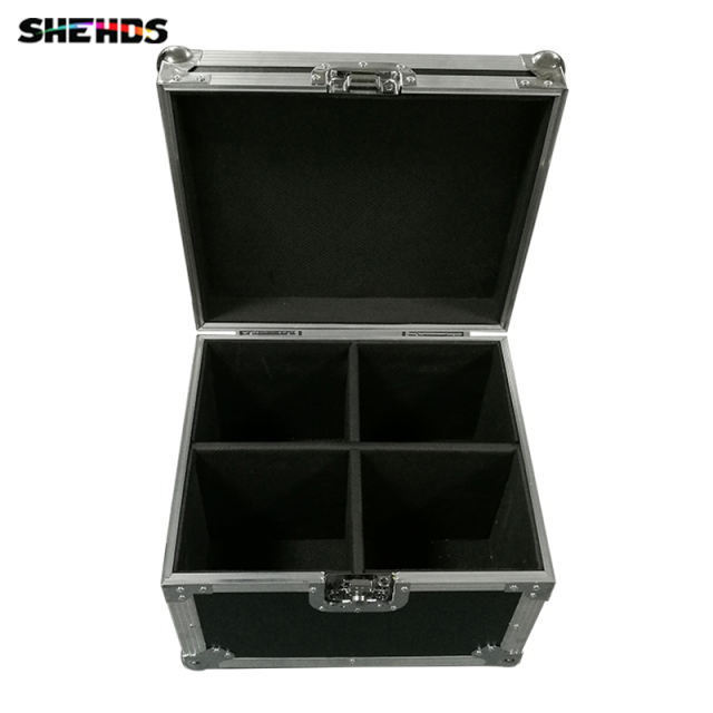 FlightCase &quot;WITH&quot; Beam+Wash 4x10W+1x10W Double Sided Rotating Moving Head Light  (2/4pcs) DJ Disco Stage Moving Head Lights