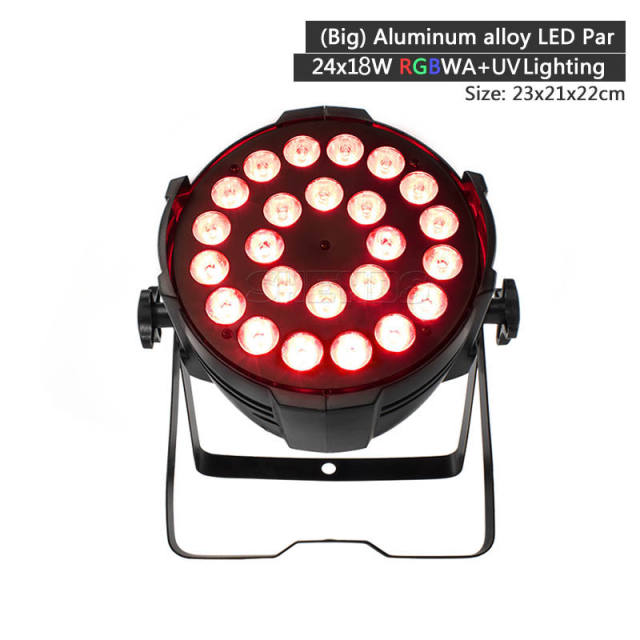 24x12W/24x18W  Led Par Light RGBW 4IN1/RGBWA+UV 6IN1 DMX DJ Disco KTV Party Stage Wedding Effect Equipment Powercon