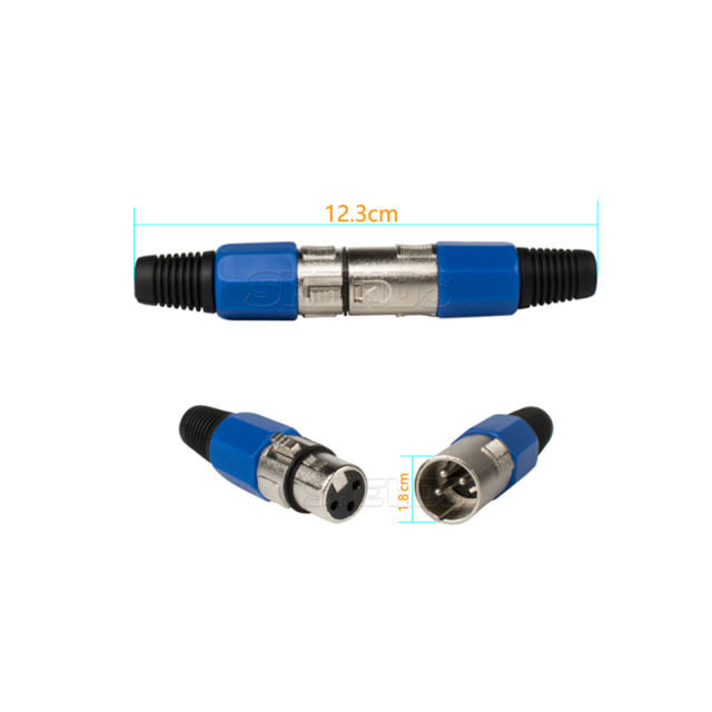 DMX Iron Plug-Black/Blue/Violet/Corners