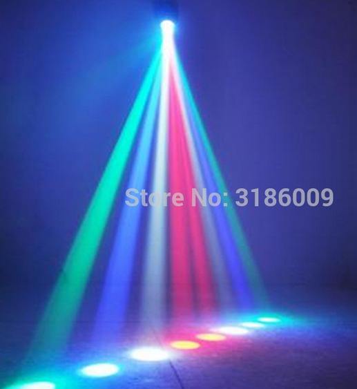 Show time LED Moonflower effect light Small Airship Manual 64RGBW Color Changing 10W Led Magic parrtern project for KTV Club Bar