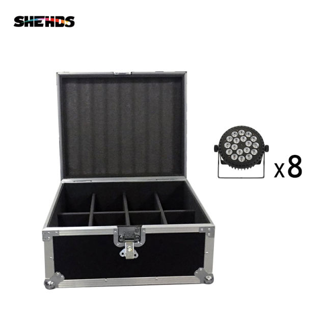 High Quality Flight Case with 4/6/810 pieces LED Fat Par Lighting 18x12W/18W Stage DJ DMXParty Lights