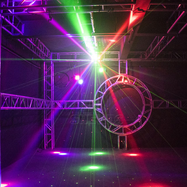 Led Moving Head Laser 18x12W  Rotation Football Roller Beam Disco DJ Party Flash Light
