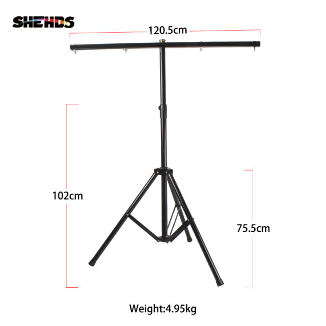 Stage Lighting Stand Durable and Portable Bracket With Carry 5 lights Stable Tripod