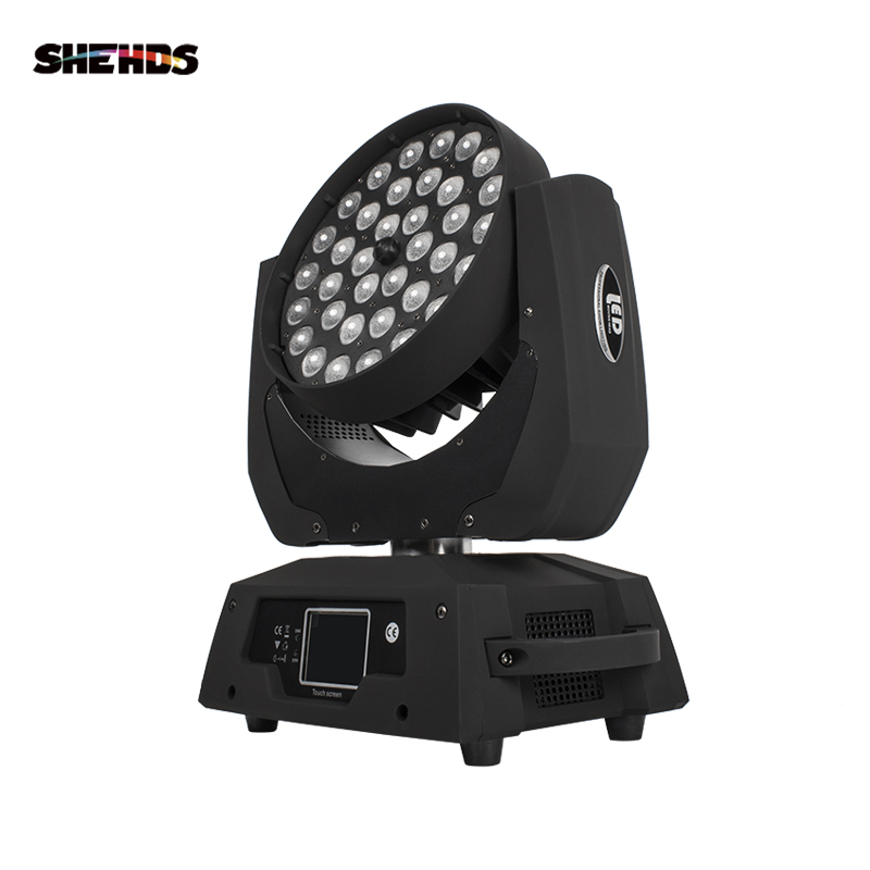 SHEHDS LED 36x18W RGBWA UV 6in1 Wash+Zoom Moving Head Light