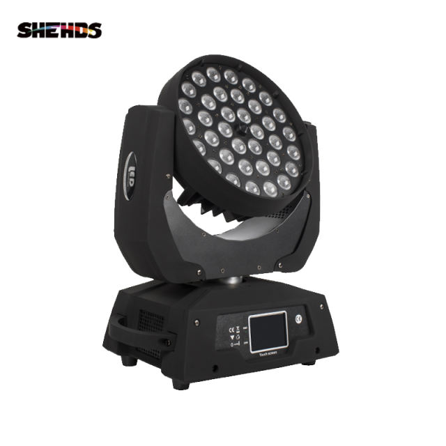 LED Wash 36x18W RGBWA+UV 6in1 Moving Head Stage Lighting Free and Fast Shipping