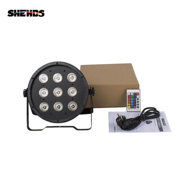 Wireless remote control LED Par 9x12W 4in1 RGBW DMX512 Led Stage Light