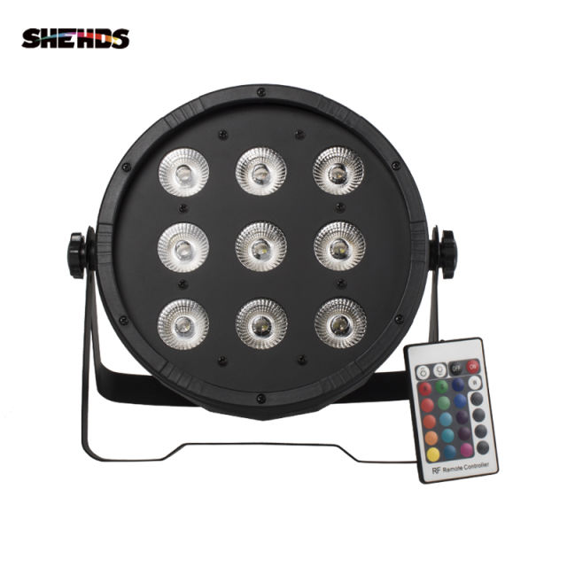 Wireless remote control LED Par 9x12W 4in1 RGBW DMX512 Led Stage Light