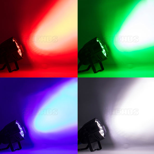 Big Aluminum alloy LED Par 18x18W RGBW(A+UV) 4/5/6in1Light Professional DJ Projector stage lighting