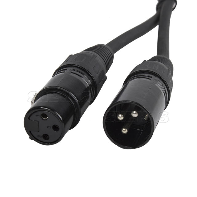 Iron DMX Cables high Quality 3-pin signal Connection DMX Cable For Stage  Light