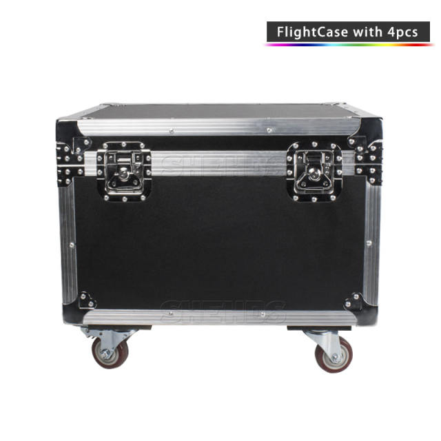 FlightCase Aluminum alloy LED Par COB 200W  Violet Lighting For DJ Disco Parties Nightclub Bar