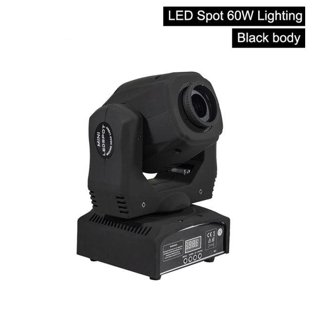 Lyre Led Mini Spot 60W Moving Head Lights Professional Stage Equipment Of  High Quality 7 Gobos Dmx-512 For Party Dj Disco