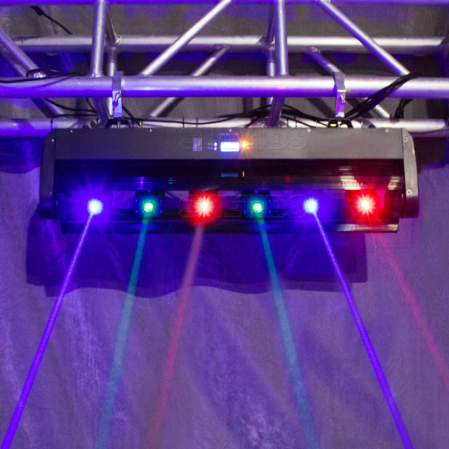 Laser Moving Bar 6x500mw 6 Eyes RGB Stage Effect Beam Moving Head Lighting DJ Party Disco Wedding Stage