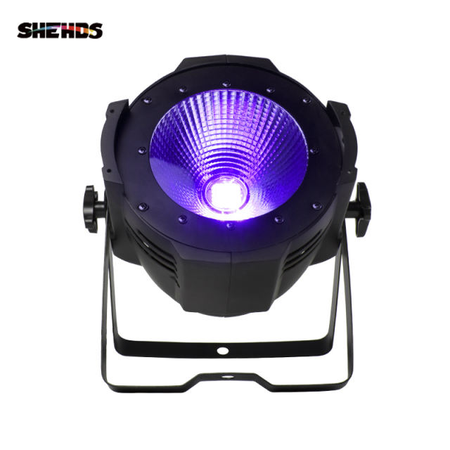 FlightCase Aluminum alloy LED Par COB 200W  Violet Lighting For DJ Disco Parties Nightclub Bar