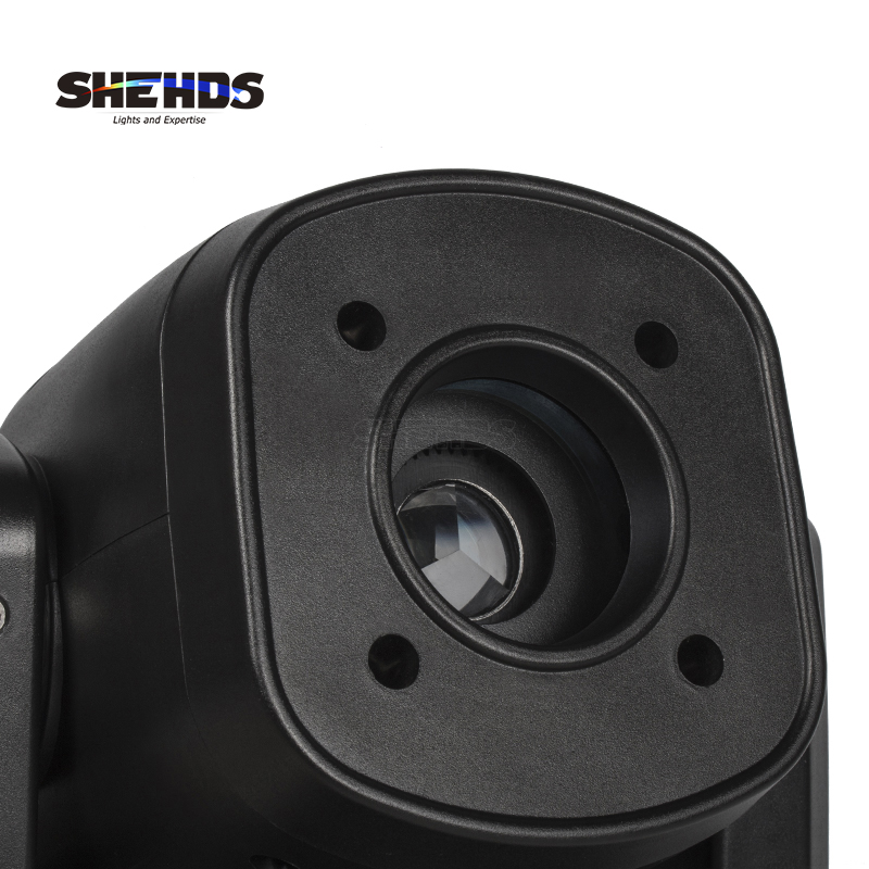 SHEHDS LED Spotlight 80W With 3-Prism Gobo Moving Head Light Party Dj  Equipment DJ Disco Night Club