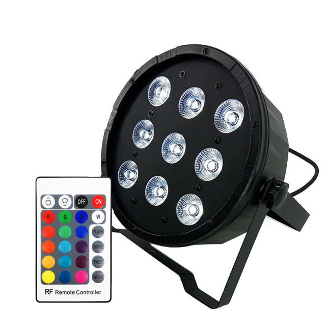 Wireless remote control LED Par 9x12W 4in1 RGBW DMX512 Led Stage Light