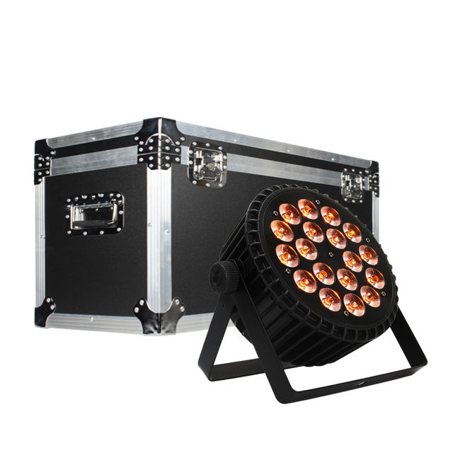 High Quality Flight Case with 4/6/810 pieces LED Fat Par Lighting 18x12W/18W Stage DJ DMXParty Lights