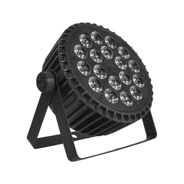 Aluminum Alloy LED Flat Par 18x12W RGBW 4in1 DMX512 for Discos/Party/Stage Effect Lighting