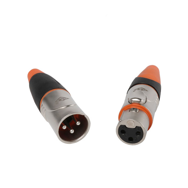 2m/3m Waterproof DMX iron Cable and Base-orange