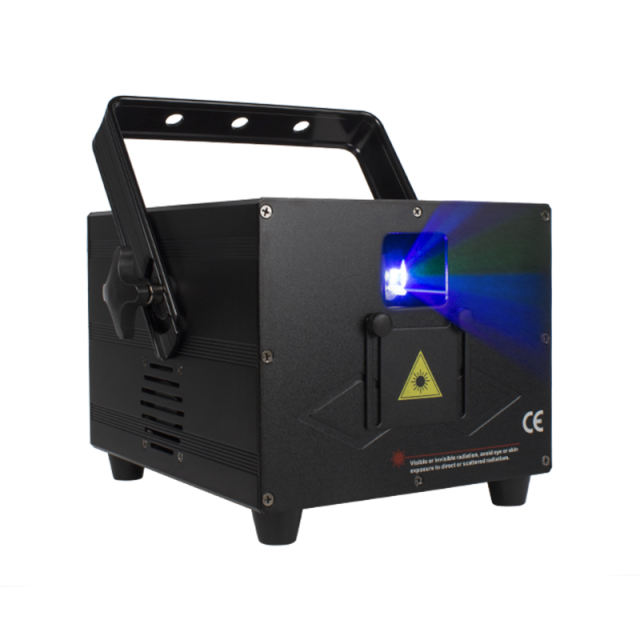 Full Color 3D Effect 3000MW RGB Laser Scanner Lights DJ Party Bar Projector Stage Lighting