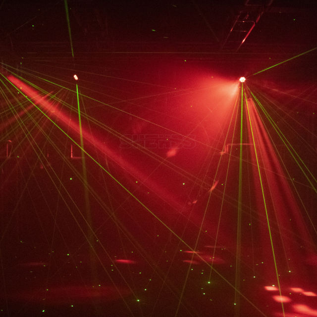 SHEHDS 6X15W Laser+Beam RGBW Moving Head Light DJ Disco Stage Moving Head Lights
