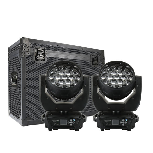 LED Moving Head 19x15W RGBW Wash/Zoom Stage Lights DJ Disco Stage Moving Head Lights Stage DJ Lighting