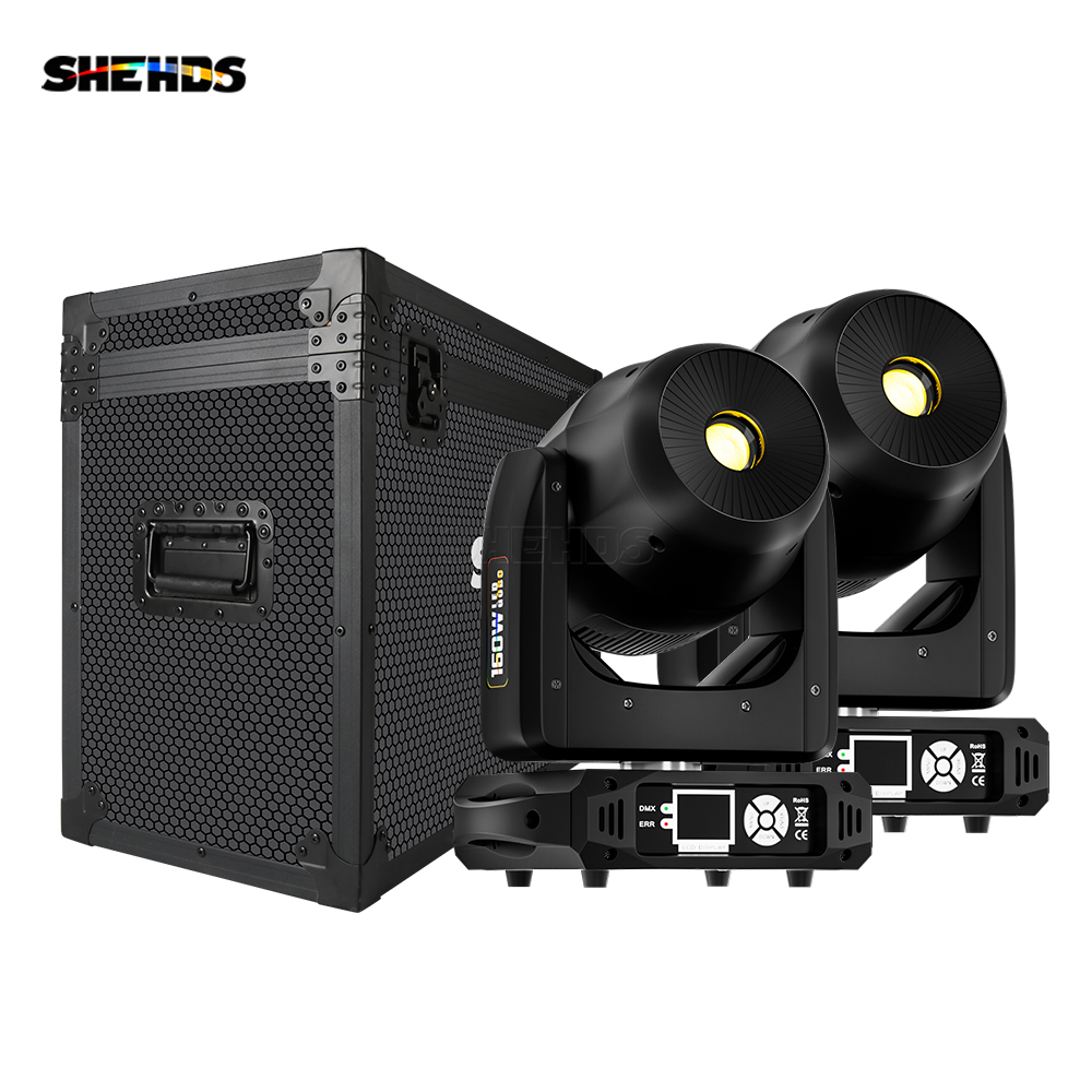 8 Prisms LED 160W Gobo Light With LCD Moving Head Lights Display