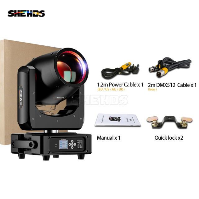 (Upgrade from Beam 230W 7R) SHEHDS New Arrival Super Beam 230W 7R Brighter Beam & Stronger Penetrability For DJ Performance Stage Wedding Nightclub Co